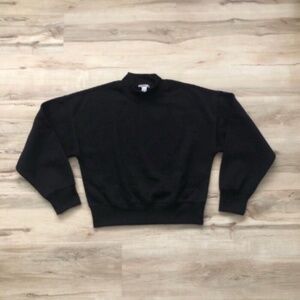 BNWT!! Forever 21 Black High Neck Crop Sweater